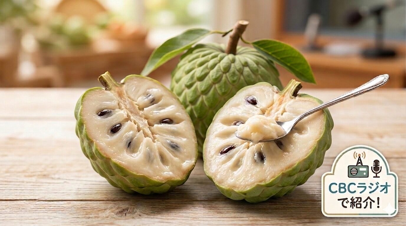 アテモヤとは？CBCラジオで紹介された沖縄の珍しい果物