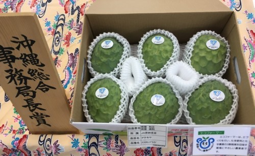 花と食のフェスティバル2018で受賞したアフリカンプライド品種のアテモヤ